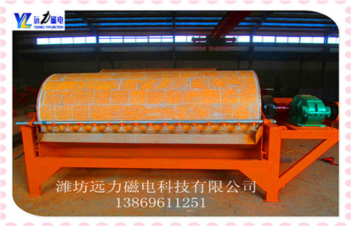 半逆流型磁选机，天津磁选机半逆流型_结构工作原理图_天津磁选机半逆流型怎么处理如何调整及工艺流程图